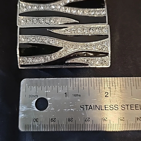 Cuff Bracelet black/silver - Picture 6 of 8